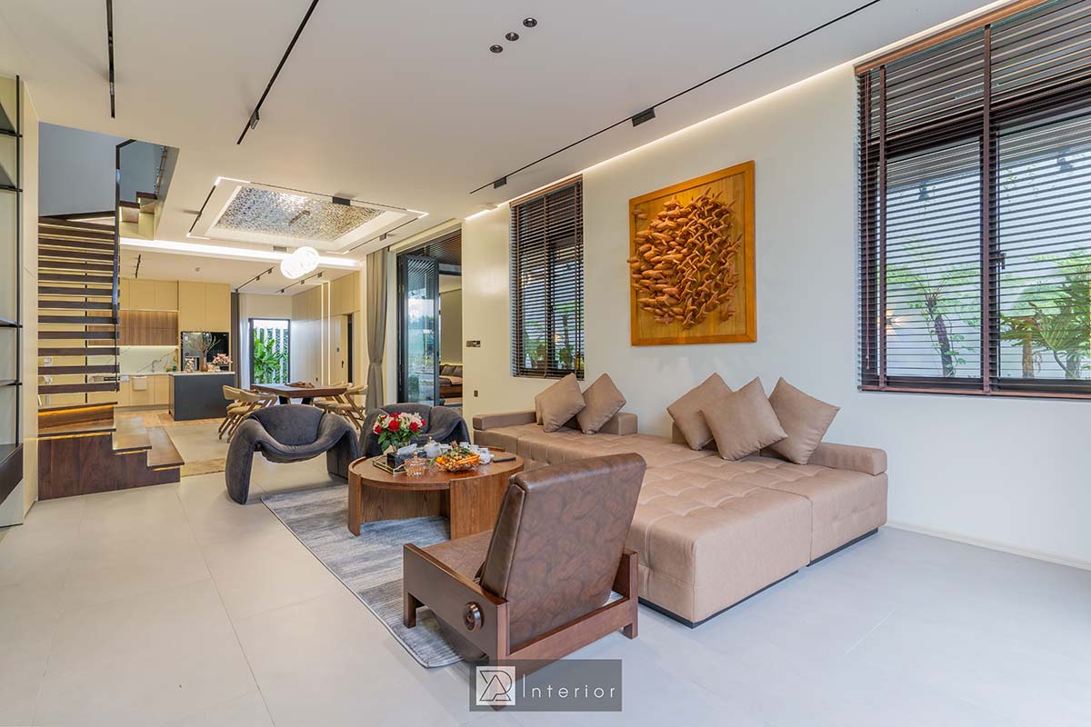 thi công nội thất biệt thự 2 tầng tại đà nẵng
